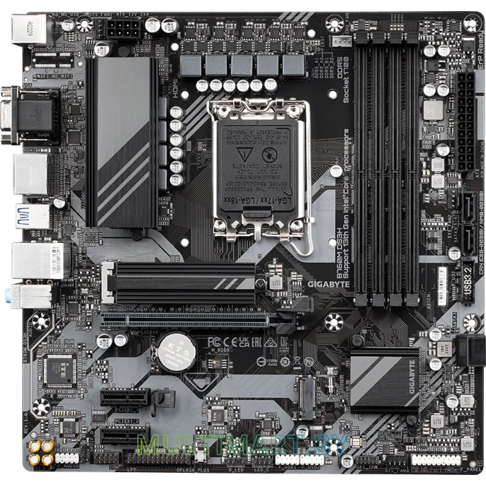 Материнская плата Gigabyte B760M DS3H DDR5 (rev. 1.0)